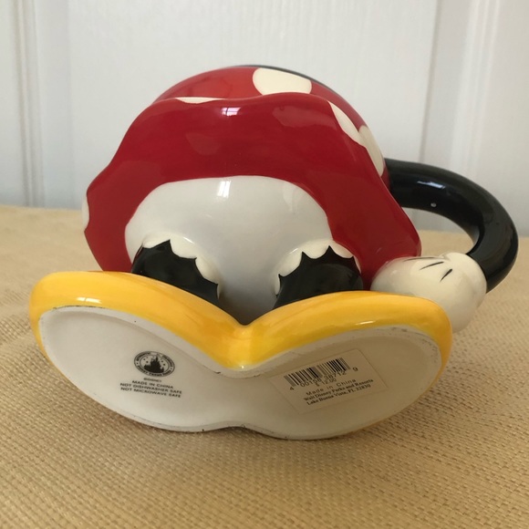 Disney World Minnie Mouse half body / skirt legs mug NWT - Picture 5 of 16